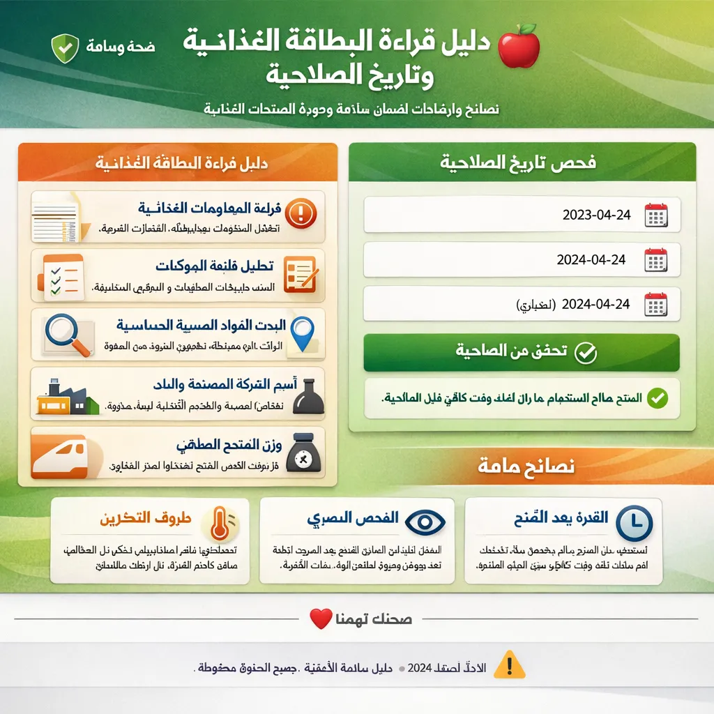 أخطاء شائعة في الملصقات الغذائية ربما ترتكبها