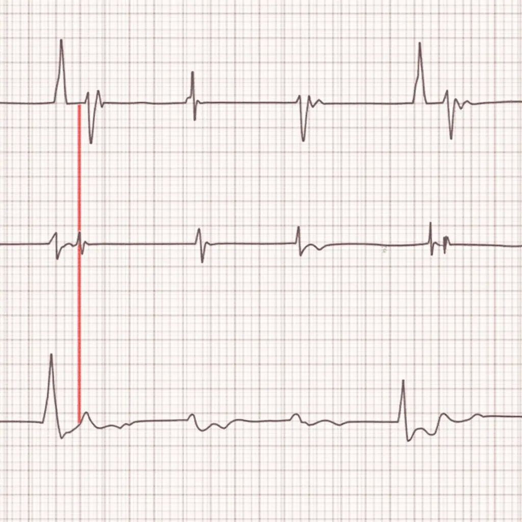 What is the normal range for an electrocardiogram (ECG)